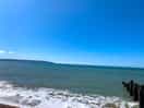 Milford on sea looking at the isle of wight