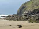 The beach tide.out