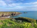 View from coastal path close to site