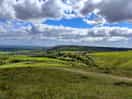 Walk to the hills in front
