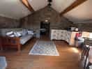 Large living/kitchen area