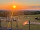 Stunning sunset and views