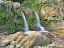 Hayburn wyke waterfall just a short walk from campsite and a great pub en route!