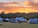Sunset at lepe meadows