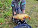 Happy boy first fishing trip court 5 x carp
