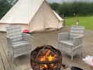 Roaring fire pit