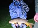 My daughter enjoyed fishing for carp