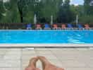 A beautiful, quiet, clean pool.