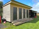 Toilet shower block in the meadow