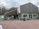 Main building, shop, toilets, showers etc.