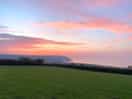 View at sunset