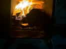 Beautiful wood burner was perfect for the cold nights