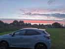 Sunset over the farm