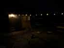 Outside at night
