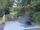 Hot tub area