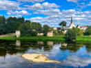 View across the river from the campsite.