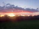 Sunset on a beautiful summer evening.