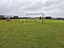 Field with goals for ball games