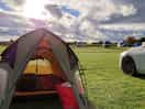Nice view from the grass pitch tent area.