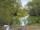 Relaxing by the fishing lake