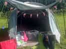 The palace all set up!