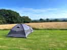Wide views over the surrounding fields - all the way to the horizon