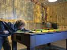 Pool table in the games room đ±