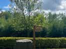 Welcoming entrance to site