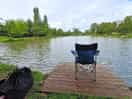 One of the fishing ponds