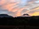 Sunset view from my tent