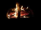 Fire pit hired from site and cooked some great steaks.