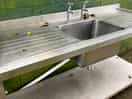 Dirty/ non sanitary pot washing area
