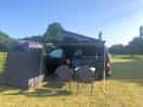 Plenty of space around our camper van.