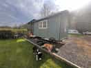 Shepherds hut outside