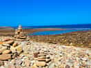 Holy island beach
