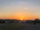Sunset view from our pitch