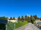 View of saint bonnet le chateau from the campsite