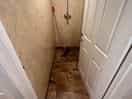 Shower cubicle is very basic