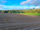 View of site from end of the field