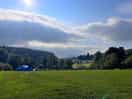 The sun came out