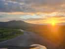 The astounding view on the way into the farm
