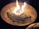 Fire pit with free logs!!!