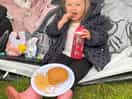Having her grub