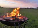 Evening campfire