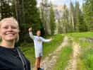 Korte wandeling vlak naast camping