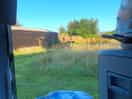 Overlooking the outbuildings