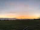 Sun set at campsite