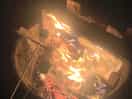 You can also use a fire pit that are supplied on site.