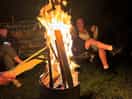 Free campfire pits, we enjoyed a lush fire and some evening drinks :)
