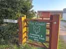 Fox covert: gate as you drive up to the site.